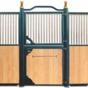 FACHADA DE BOXES PARA CABALLOS MODELO 