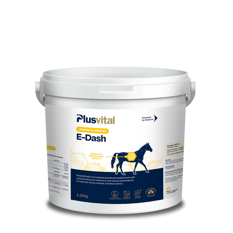 SUPLEMENTO ANTIOXIDANTE PARA CABALLOS PLUSVITAL E-DASH